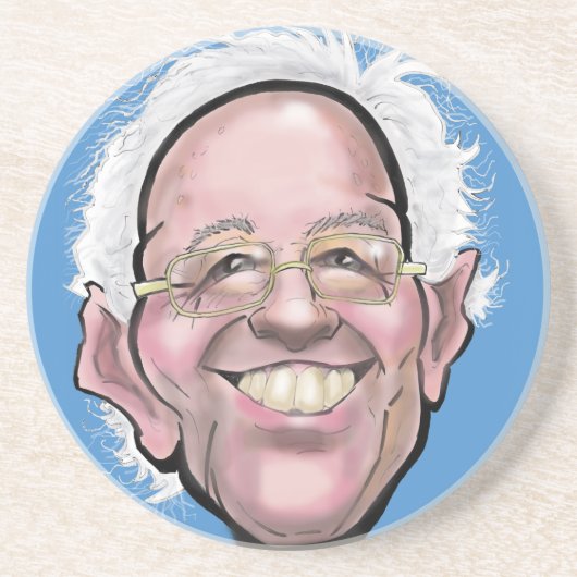 Bernie Sanders Karikatur Getränkeuntersetzer (Vorne)