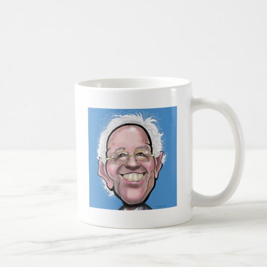 Bernie Sanders Karikatur Kaffeetasse (Rechts)
