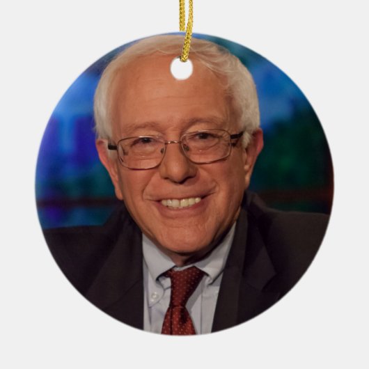Bernie Sanders Keramik Ornament (Vorne)