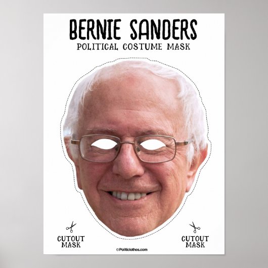Bernie Sanders Kostume Poster (Vorne)