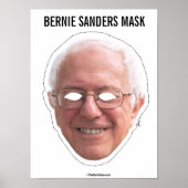 Bernie Sanders Mask Cutout Poster (Vorne)