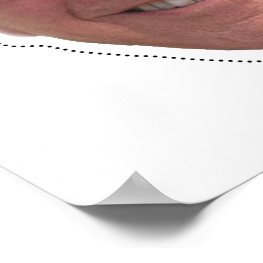 Bernie Sanders Mask Poster (Ecke)