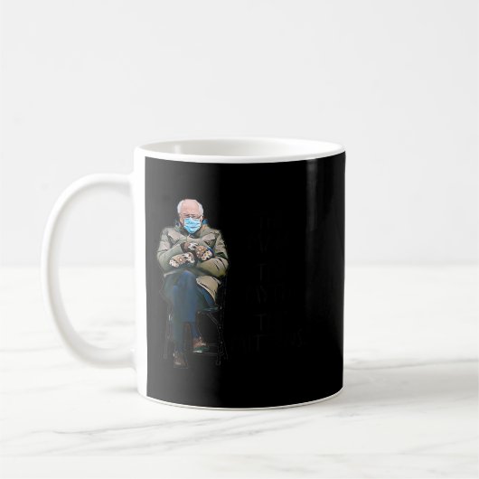 Bernie Sanders Mittens Meme Der Mensch Der Mythos Kaffeetasse (Links)