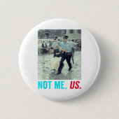 Bernie Sanders Not Me Us verhaftet Bernie 2020 für Button (Vorderseite)