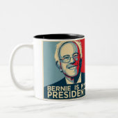 Bernie Sanders Novelty Tasse (Links)