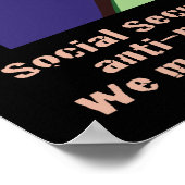 Bernie Sanders Poster (Ecke)