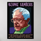 Bernie Sanders Poster (Vorne)