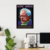 Bernie Sanders Poster (Heimbüro)