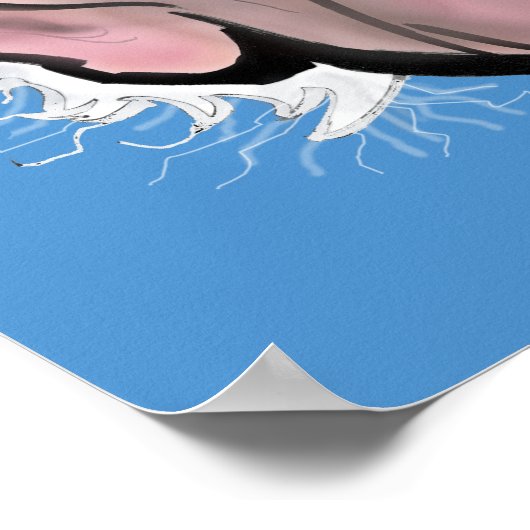 Bernie Sanders Poster (Ecke)