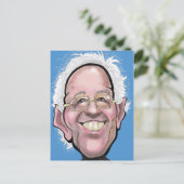 Bernie Sanders Postkarte (Stehend Vorderseite)