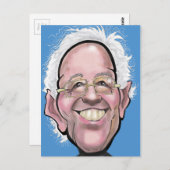Bernie Sanders Postkarte (Vorne/Hinten)