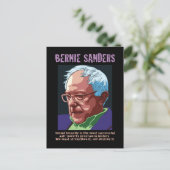 Bernie Sanders Postkarte (Stehend Vorderseite)