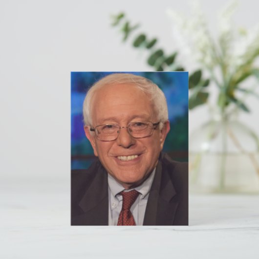 Bernie Sanders Postkarte (Stehend Vorderseite)