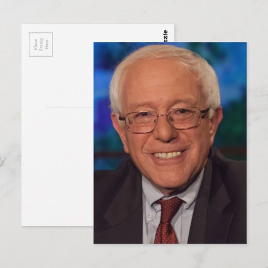Bernie Sanders Postkarte (Vorne/Hinten)