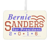 Bernie Sanders Präsident 2016 Wahl Demokrat Autolufterfrischer (Rückseite)