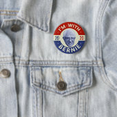 Bernie Sanders Präsident 2020 Foto Retro Button (Beispiel)