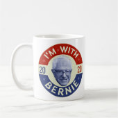 Bernie Sanders Präsident 2020 Foto Retro Kaffeetasse (Links)
