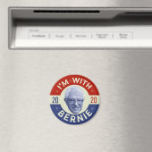 Bernie Sanders Präsident 2020 Foto Retro Magnet (In Situ (Geschirrspüler))