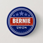 Bernie Sanders Präsident 2028 Button (Vorderseite)