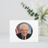 Bernie Sanders Präsident Postkarte (Stehend Vorderseite)