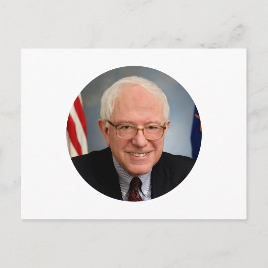 Bernie Sanders Präsident Postkarte (Vorderseite)