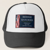 Bernie Sanders Präsident V3 Truckerkappe (Vorderseite)