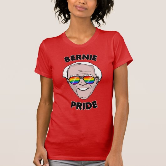 Bernie Sanders Pride T-Shirt (Vorderseite)