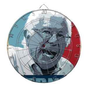 Bernie Sanders Retro Dartscheibe
