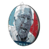 Bernie Sanders Retro Dartscheibe (Vorderseite rechts)