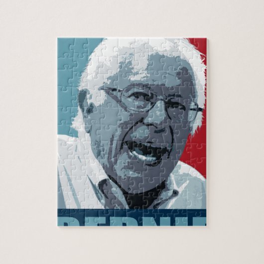 Bernie Sanders Retro Puzzle (Vertikal)