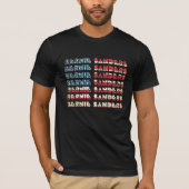 Bernie Sanders Retro USA T - Shirt OM (Vorderseite)