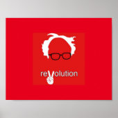 Bernie Sanders Revolution Poster (Vorne)