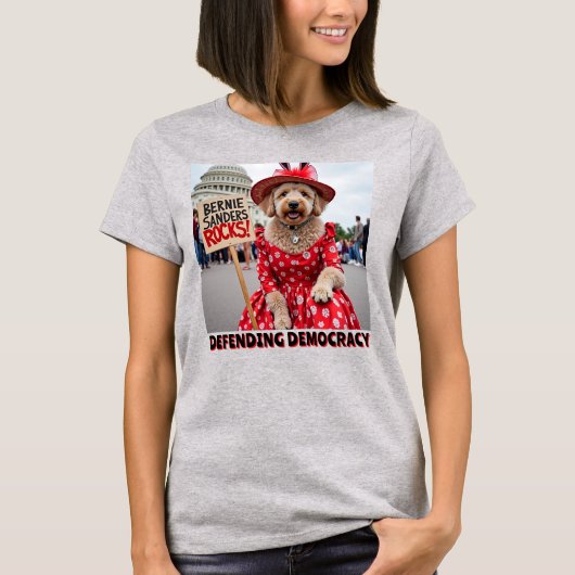 Bernie Sanders Rocks T-Shirt (Vorderseite)