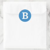 Bernie Sanders Round "B" Aufkleber (Tasche)