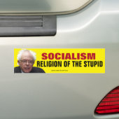 Bernie Sanders - Sozialistische Religion der Dumme Autoaufkleber (Auf Auto)