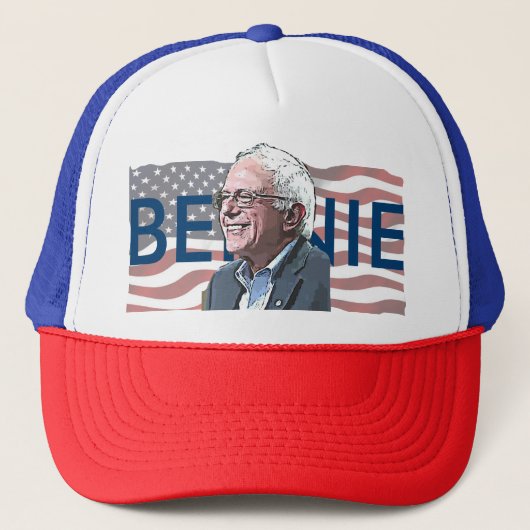 Bernie Sanders Support Hat Truckerkappe (Vorderseite)