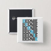BERNIE sanders text Button (Vorne & Hinten)