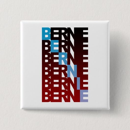BERNIE sanders textBern Button (Vorderseite)