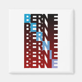 BERNIE sanders textBern Magnet (Vorne)
