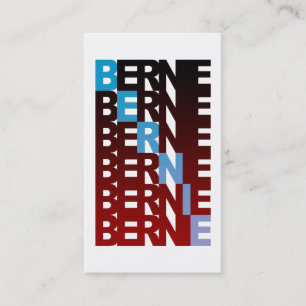 BERNIE sanders Textnachricht Visitenkarte