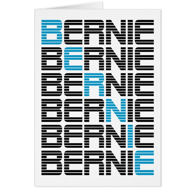 BERNIE sanders textStacks (Vorne)