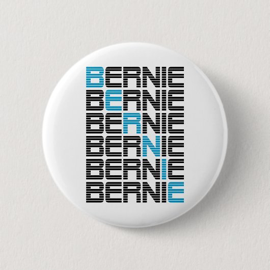 BERNIE sanders textStacks Button (Vorderseite)