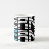 BERNIE sanders textStacks Kaffeetasse (Mittel)