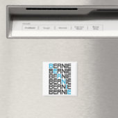 BERNIE sanders textStacks Magnet (In Situ (Geschirrspüler))