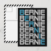 BERNIE sanders textStacks Postkarte (Vorne/Hinten)