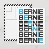 BERNIE sanders textStacks Postkarte (Vorne/Hinten)