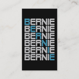 BERNIE sanders textStacks Visitenkarte