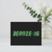 Bernie Sanders Time Postkarte (Stehend Vorderseite)