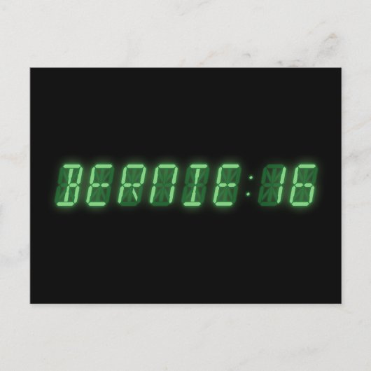 Bernie Sanders Time Postkarte (Vorderseite)