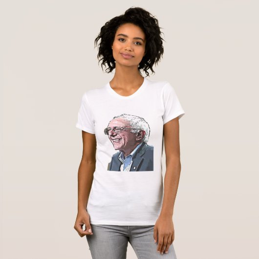 Bernie Sanders Tshirt für politische Unterstützung (Vorne ganz)